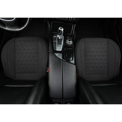 West Llama linen front seat cover triangular pattern adds interior style