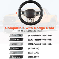 West Llama microfiber leather steering cover feels soft and durable for daily driving.