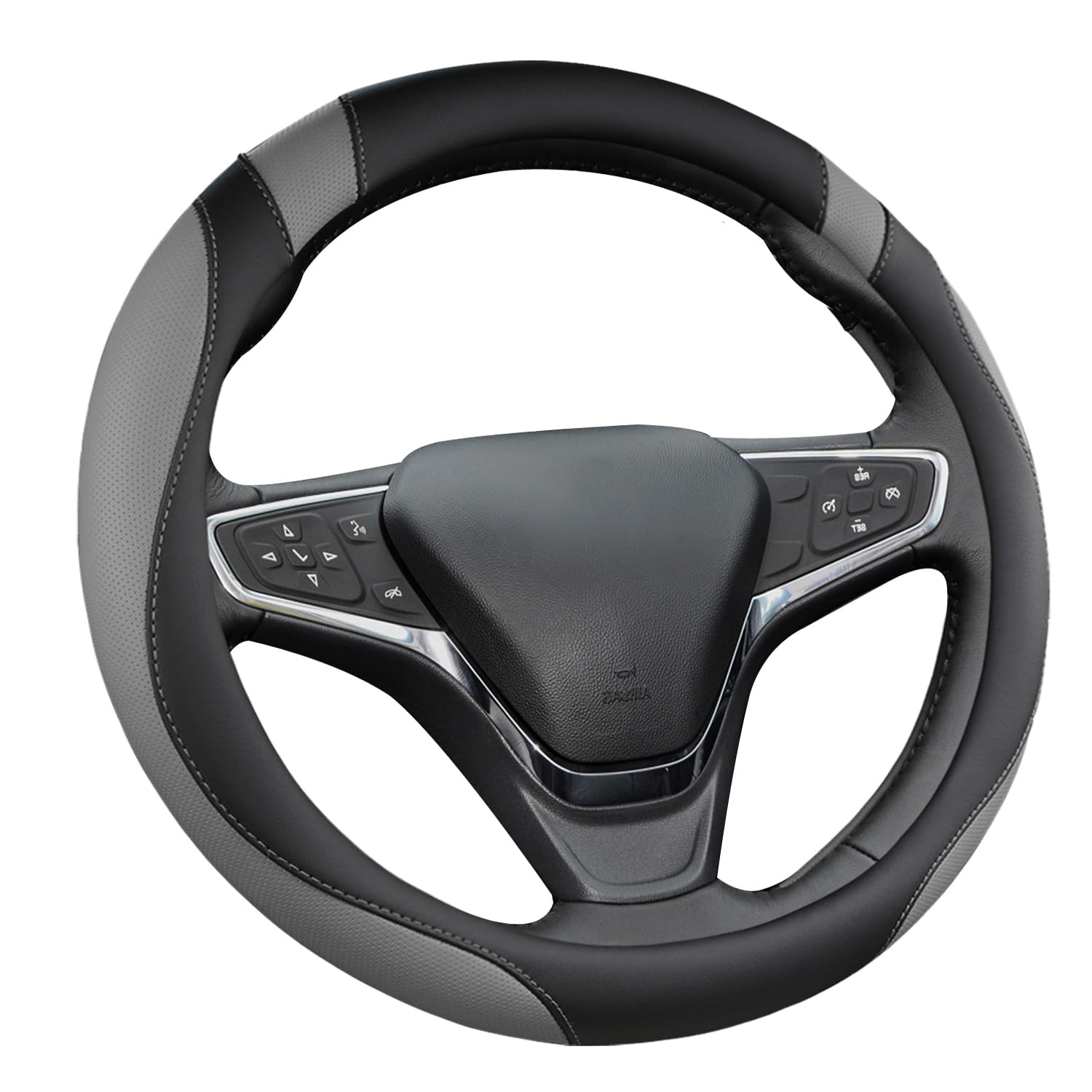 West Llama protective steering wheel cover preserves wheel surface while upgrading style