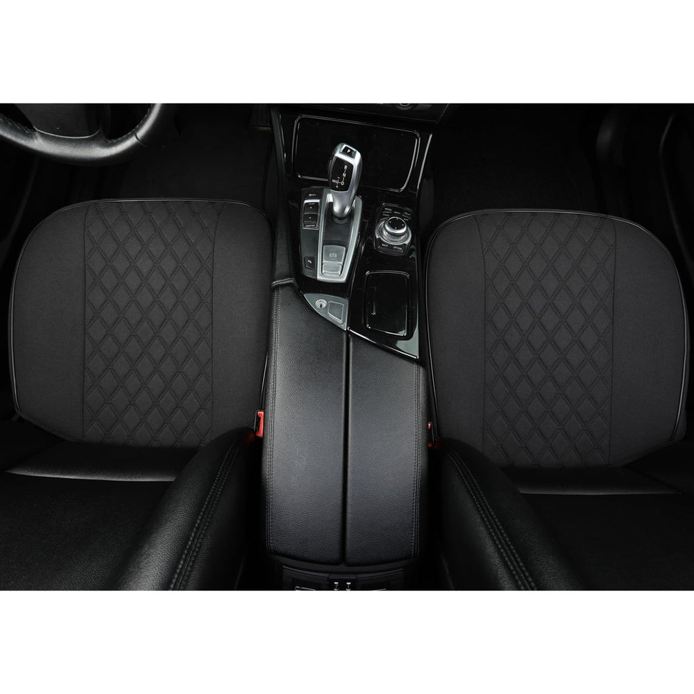 West Llama linen front-seat protector offers breathable comfort and durability.