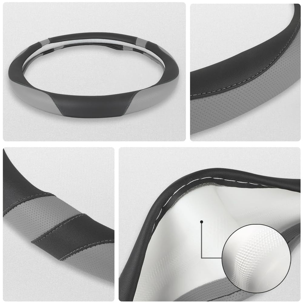 West Llama anti-slip inner ring improves grip for safer steering control.