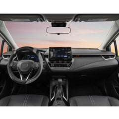 West Llama microfiber leather surface offers soft feel and durability for daily driving.