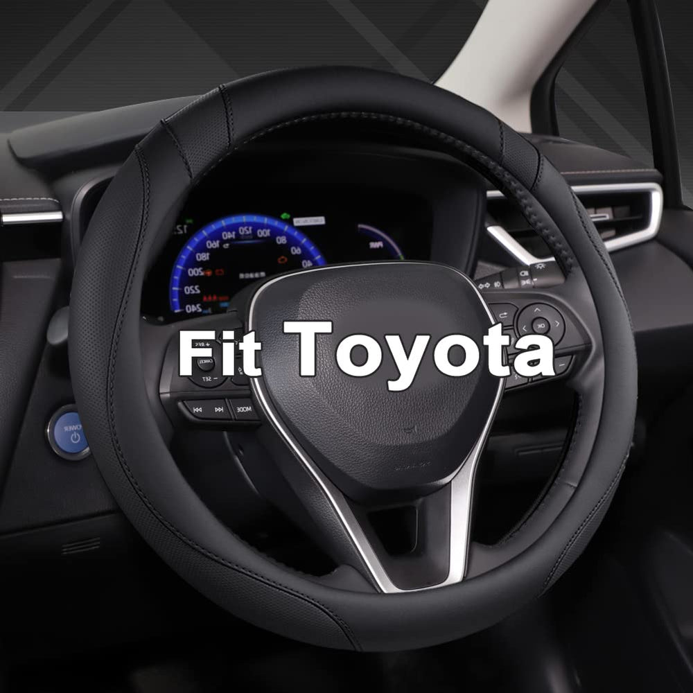 West Llama steering wheel cover for Tacoma fits 15.5-16 inch wheel with enhanced grip