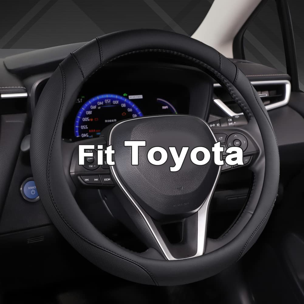 West Llama steering wheel cover for Tacoma fits 15.5-16 inch wheel with enhanced grip