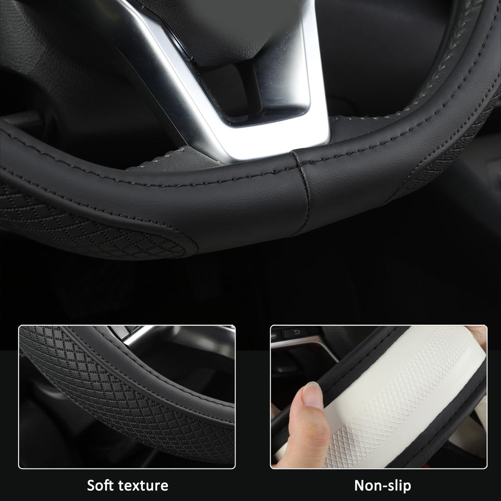 West Llama anti-slip design increases steering precision and palm comfort.