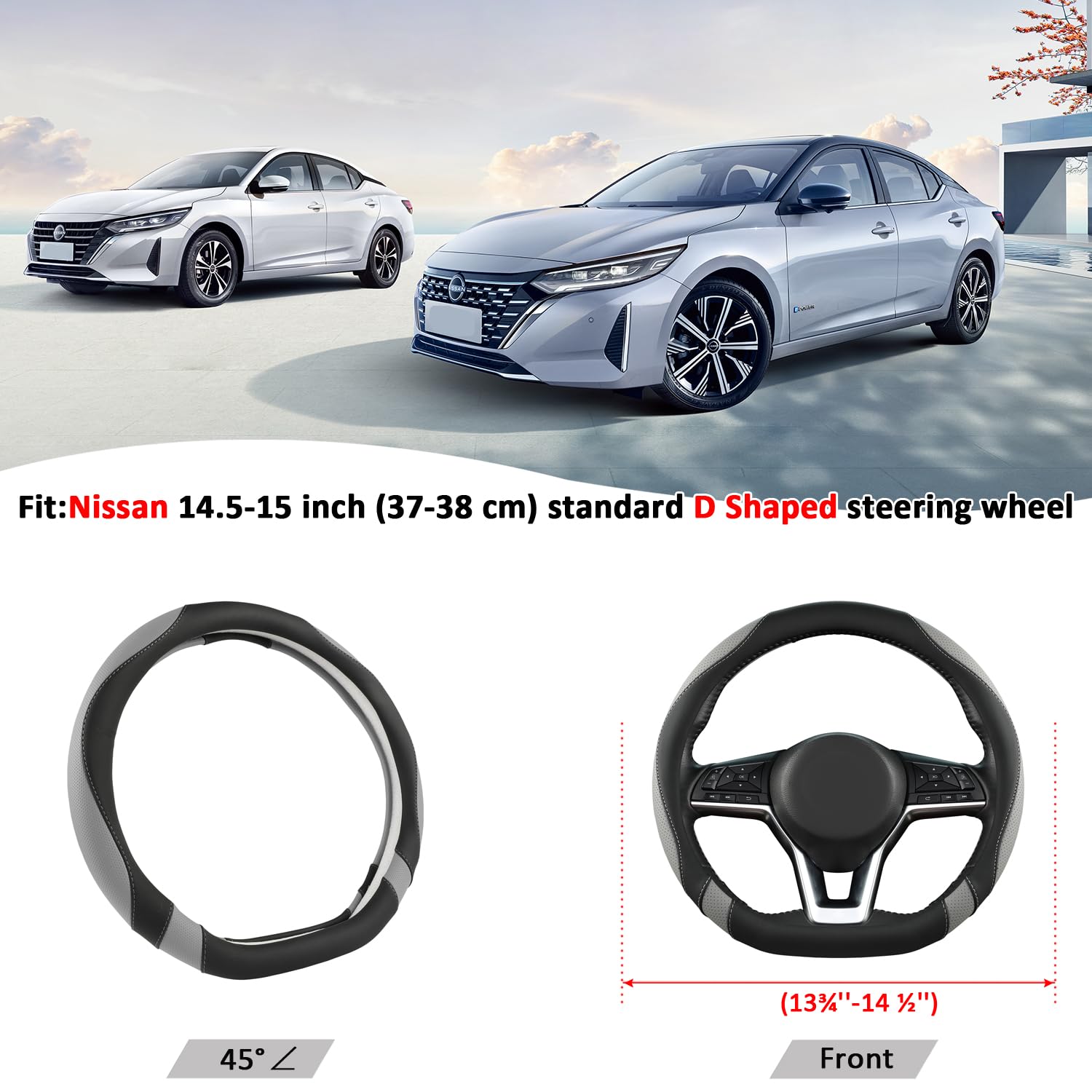 Inner natural rubber anti slip veins improve grip and steering control.