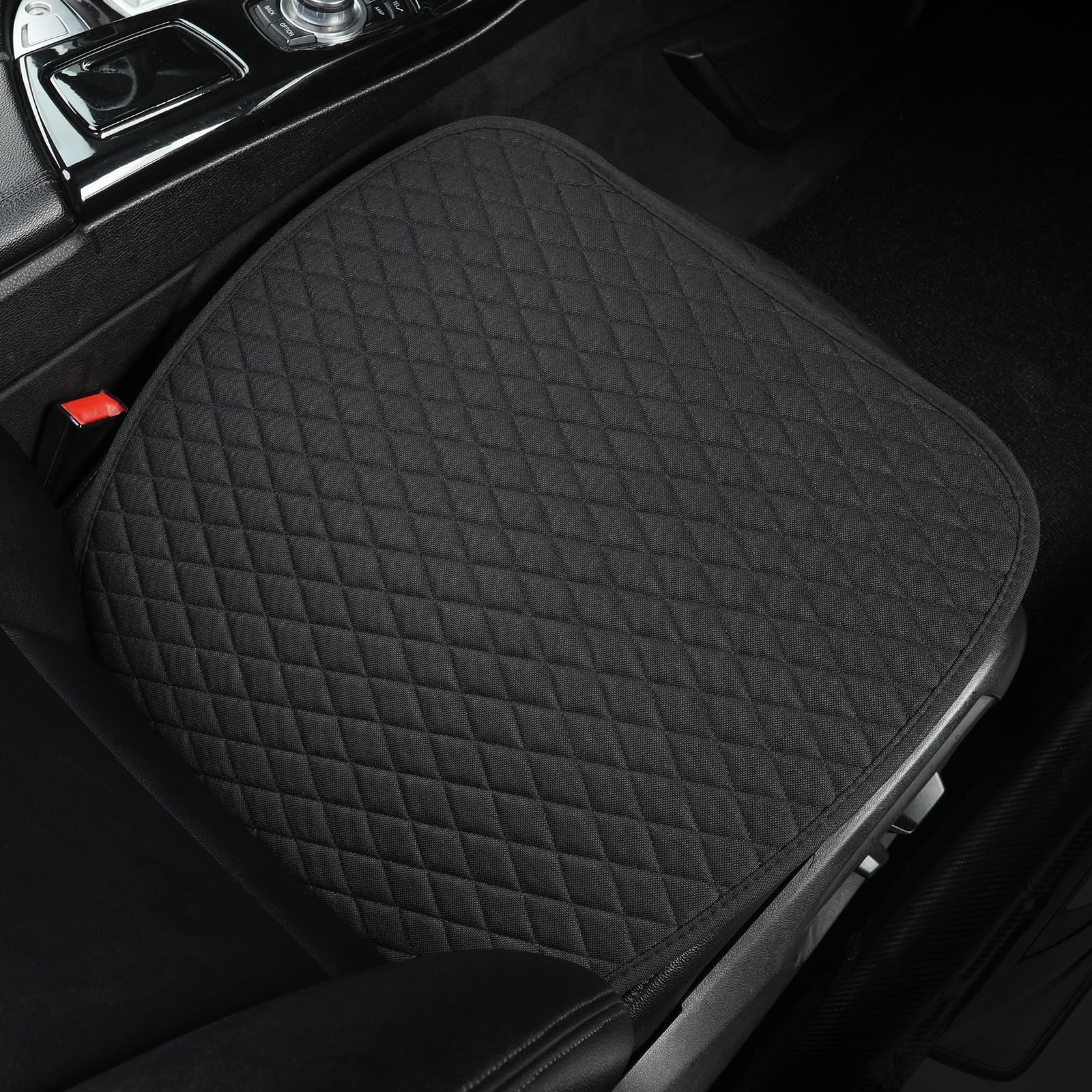 West Llama black linen seat covers blend with most interiors.