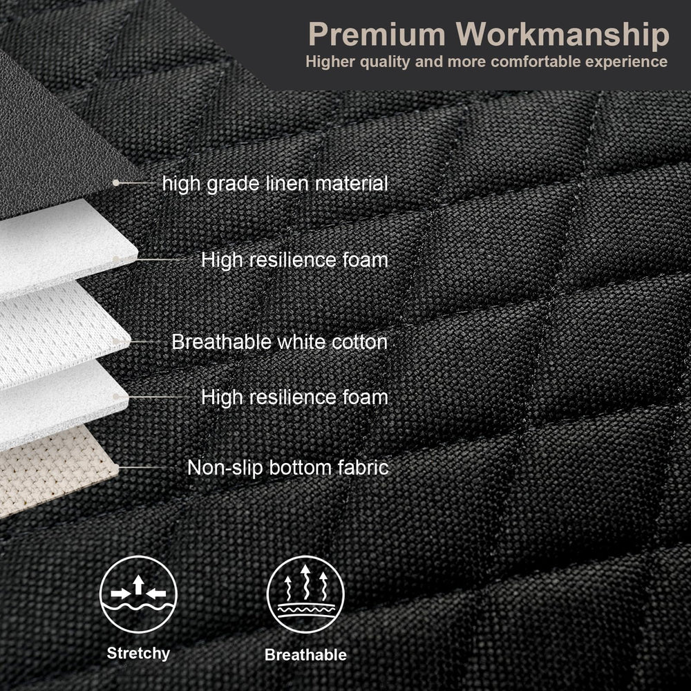 West Llama sideless design supports universal fit across vehicles.