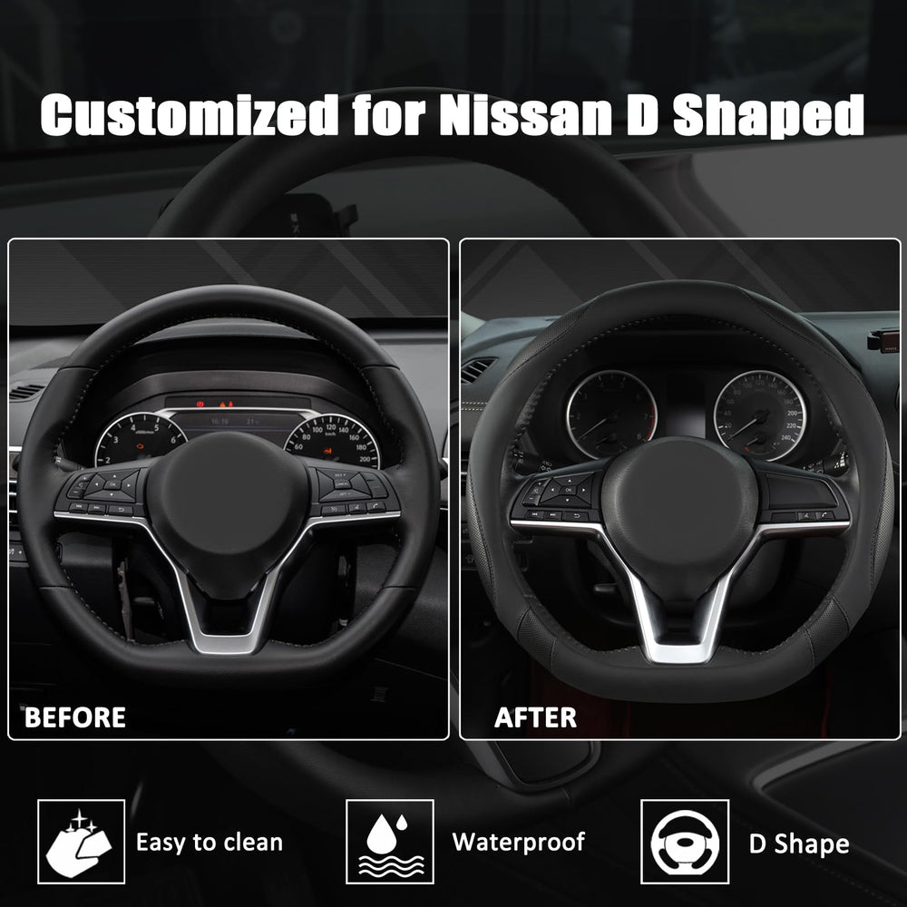 West Llama microfiber leather steering cover offers soft touch and durability