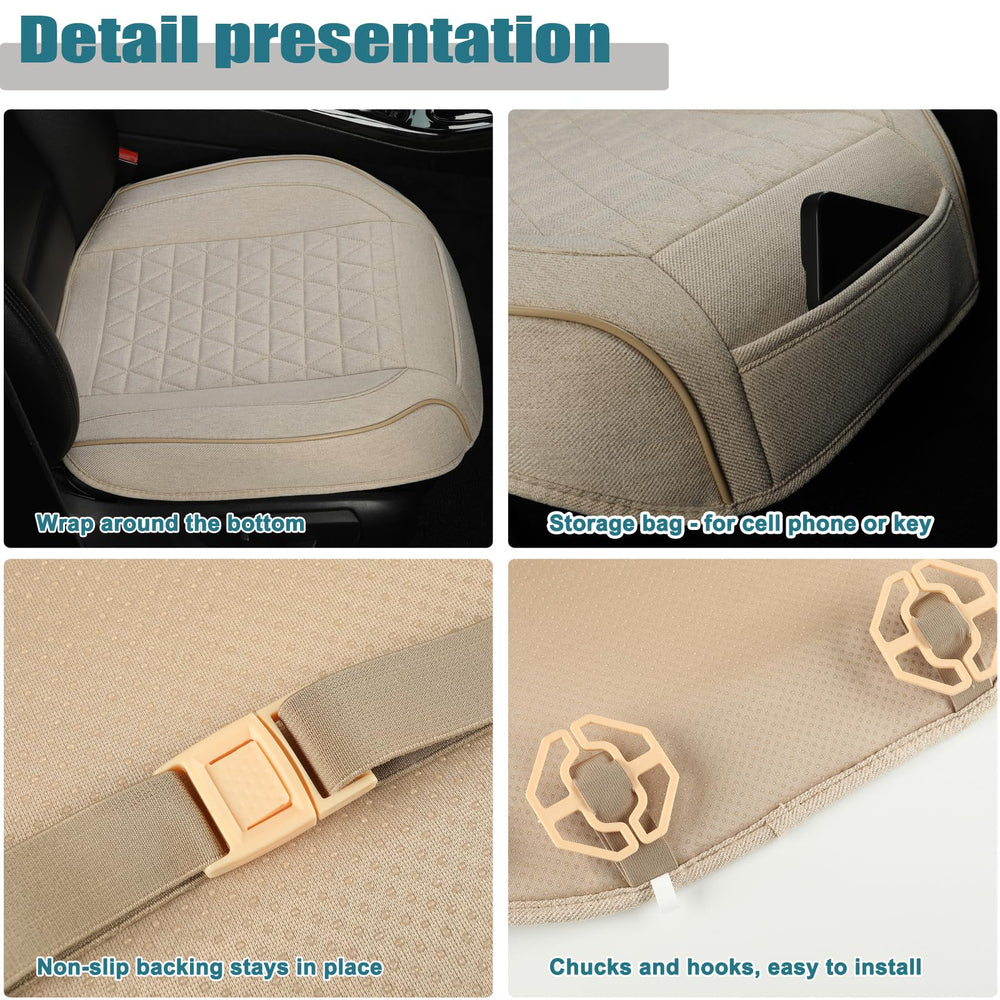 West Llama non-slip silicone backing keeps the cover in place while driving