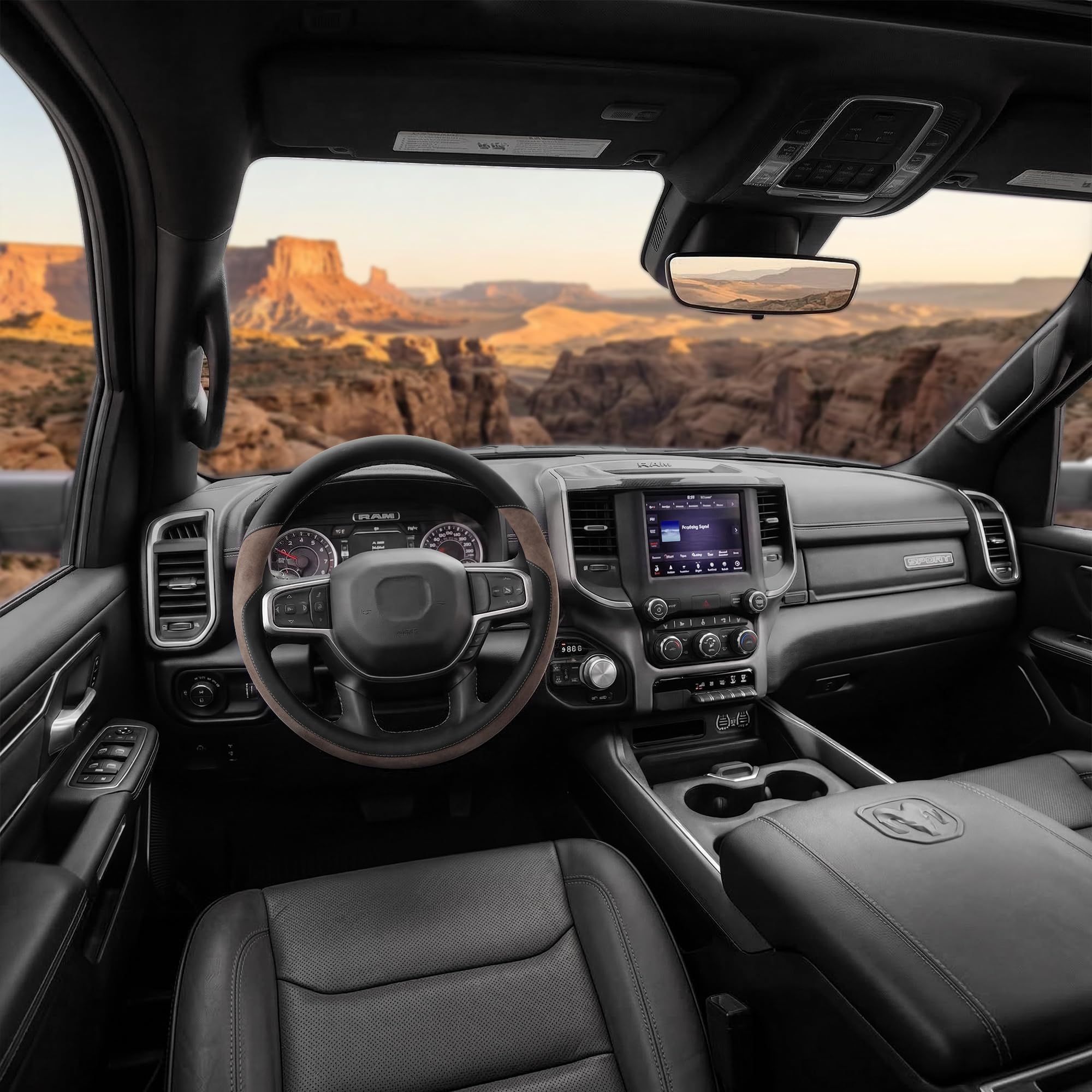 West Llama steering cover, inner rubber, provides non-slip grip on turns