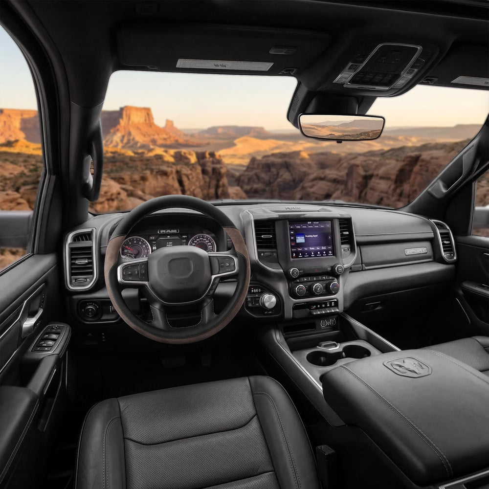 West Llama steering cover, inner rubber, provides non-slip grip on turns