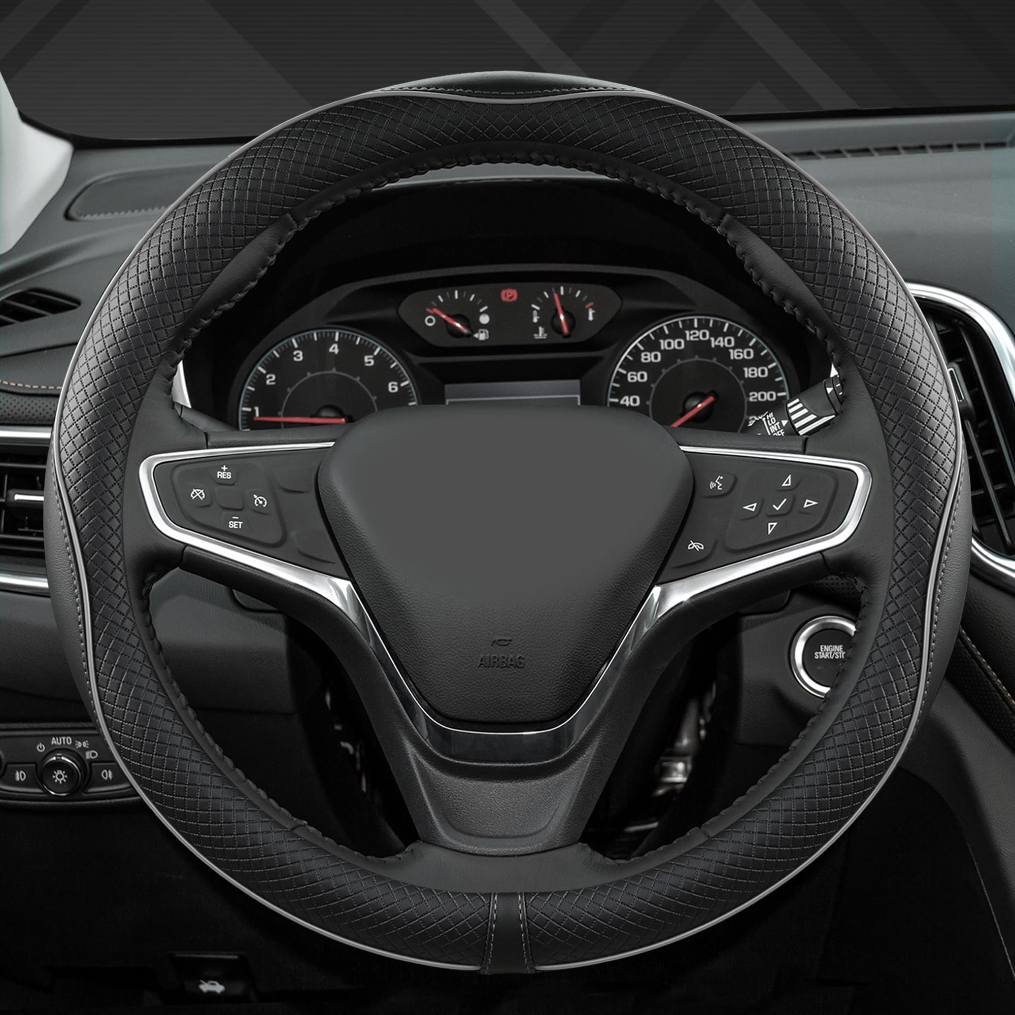 West Llama anti-slip inner ring improves steering grip for safer driving.