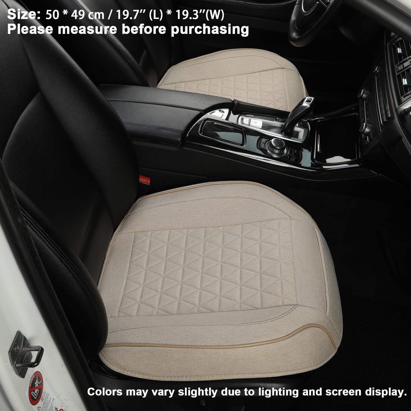 West Llama wrap-bottom seat cover protects the entire seat base during daily use