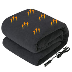 Westinghouse heated car blanket in-car use for quick warmth on the go.