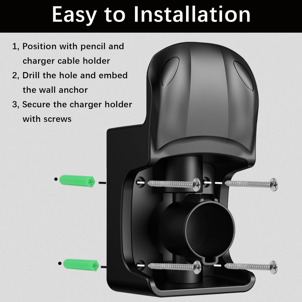 Westsaim wall mount adds a sleek, modern touch to a garage charging area