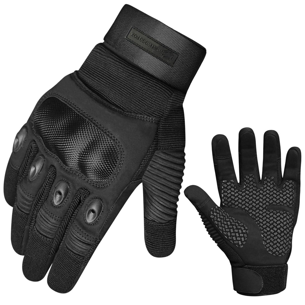 WESTWOOD FOX gloves with knuckle protector for rider protection and grip.