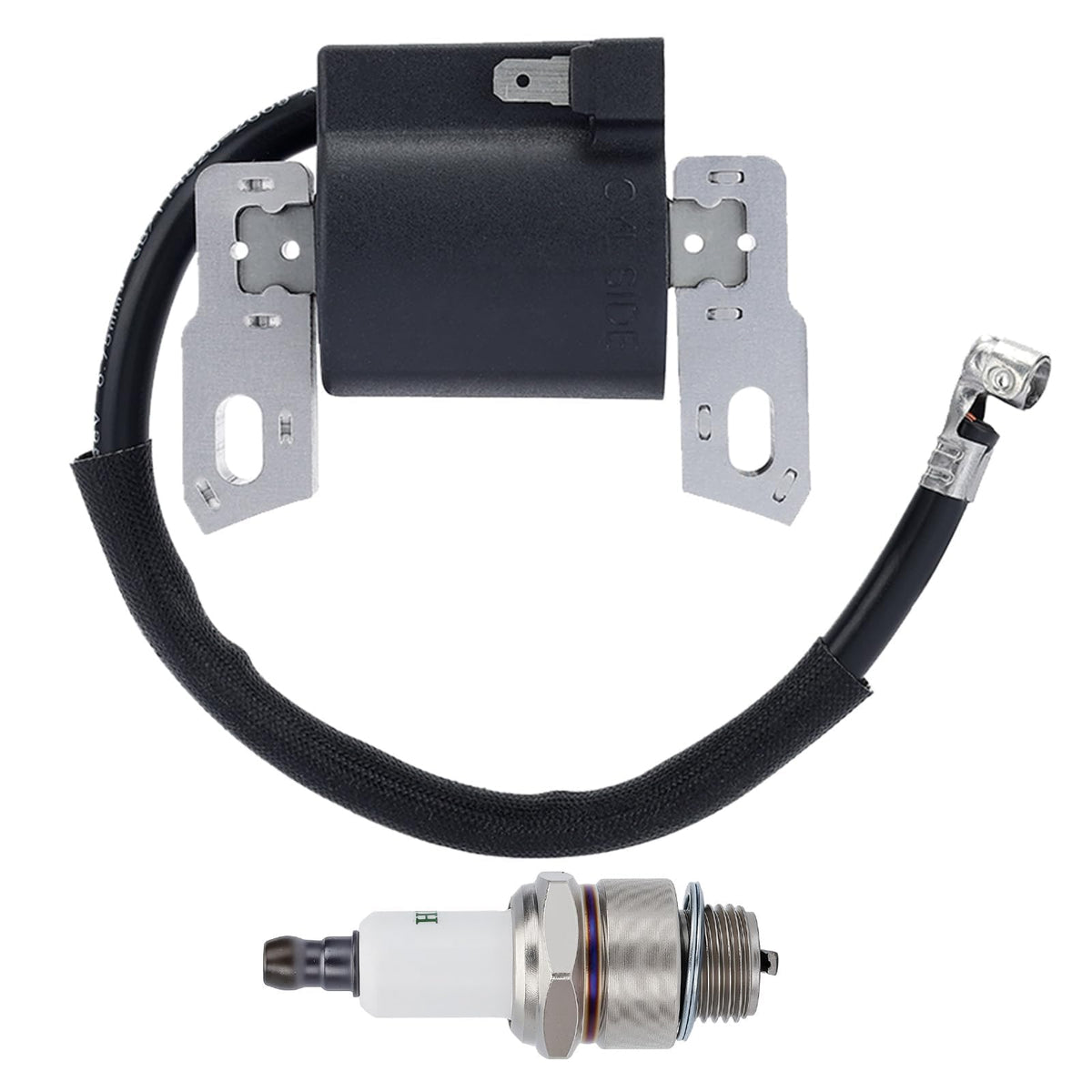 Wetenex 590454 ignition coil close-up for durable mower starts