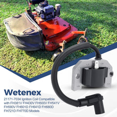 Wetenex ignition coil installed on compatible engine for smooth starts