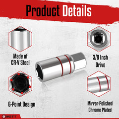 WETT spark plug socket 13-16in for versatile imperial sizing
