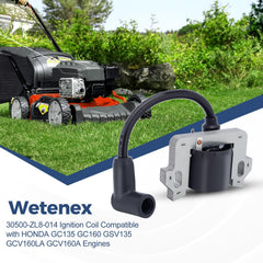Wetenex GCV160 ignition coil for Honda GC160 fit demonstrates quick installation readiness
