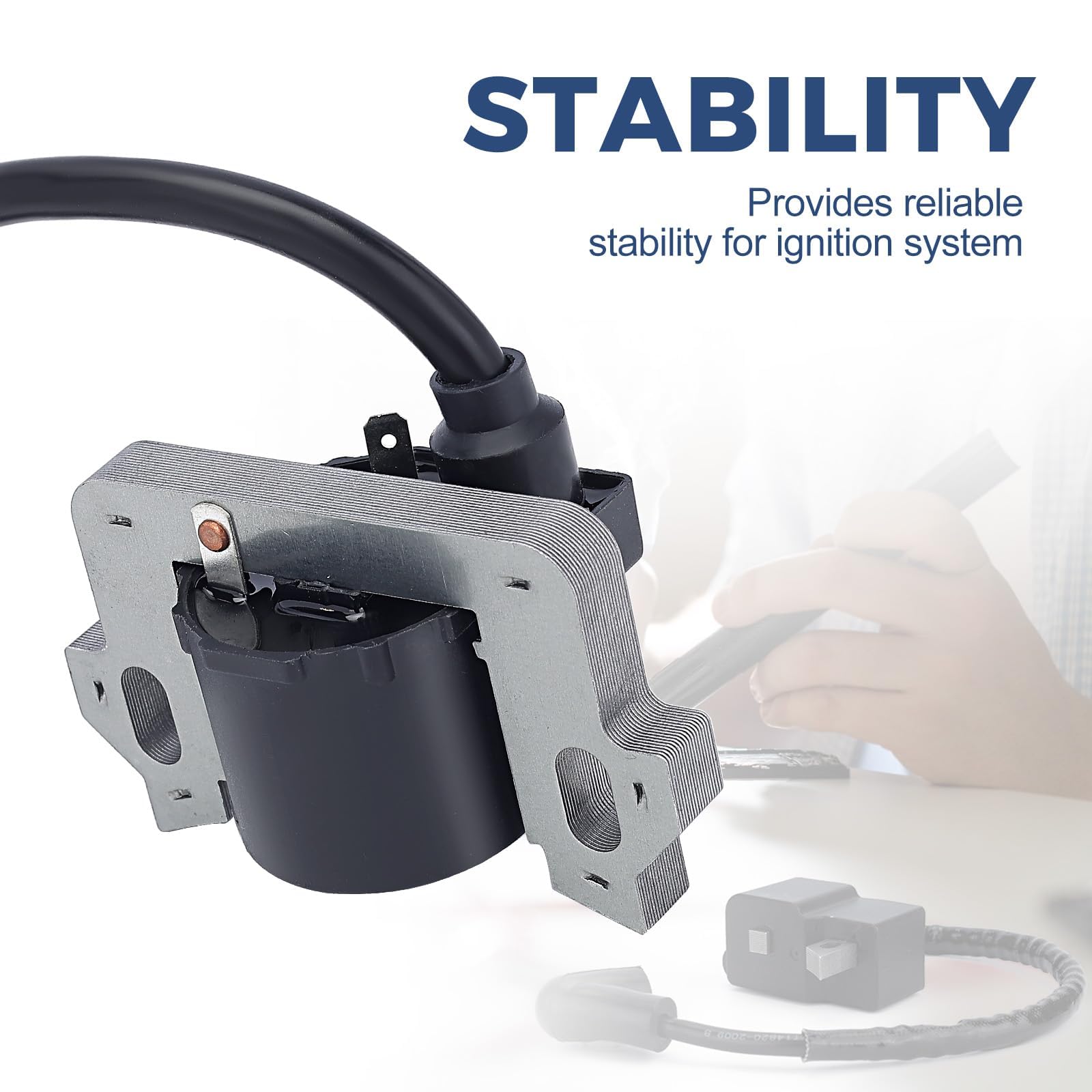Wetenex GC190 ignition coil installed on Honda engine shows factory-quality fit