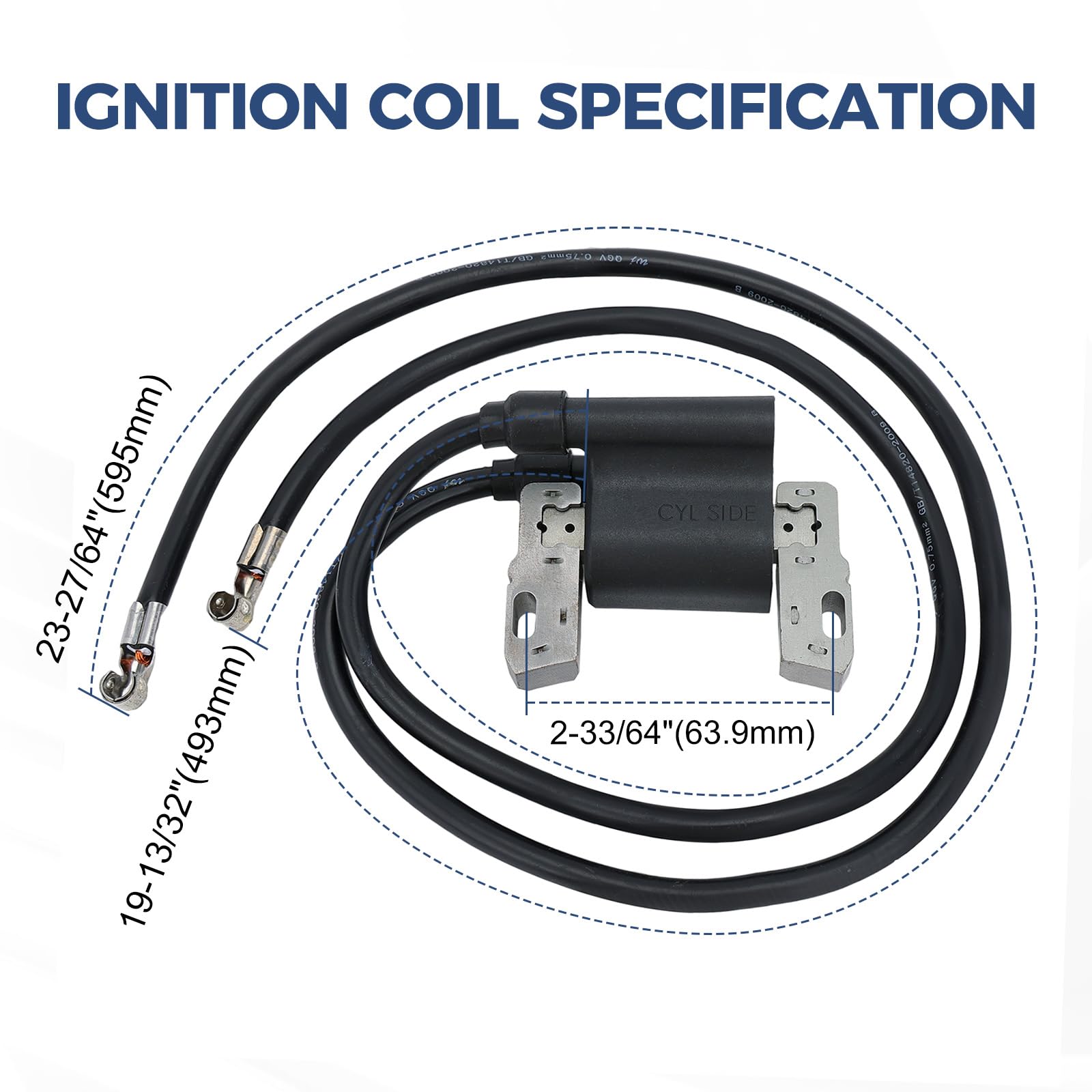Wetenex branding close-up on a replacement ignition coil.