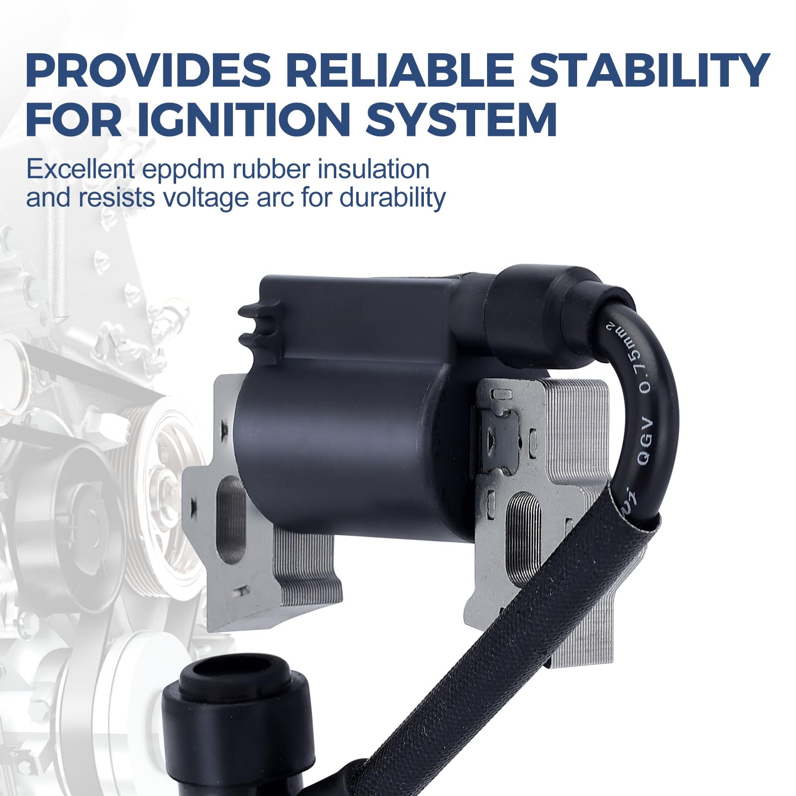 Wetenex ignition coil for XTX650, XTX675, XTX775 ensuring consistent sparks