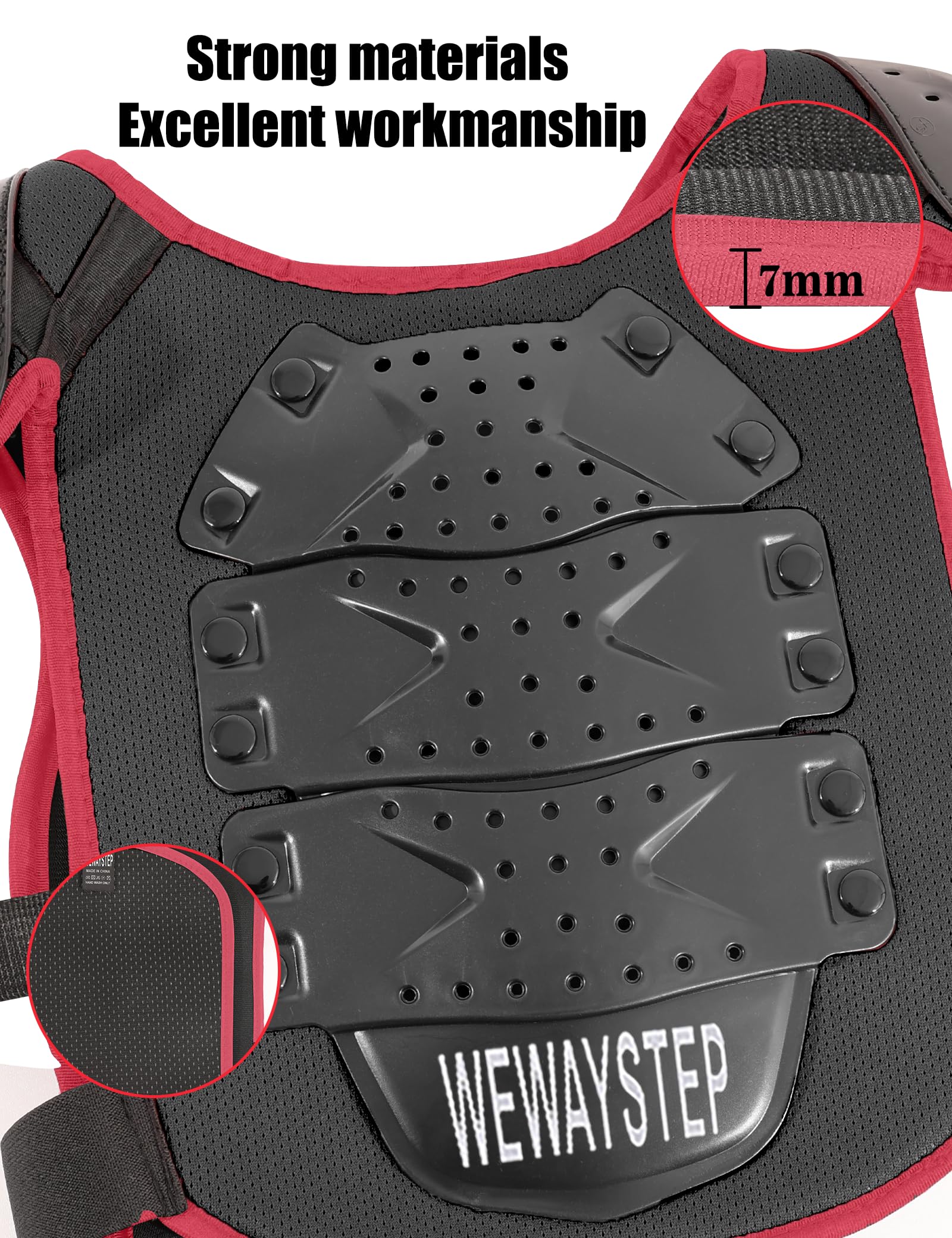 WEWAYSTEP back protector flexes with movement
