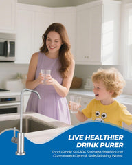 WEWE 90-degree lever enables one‑hand control in busy kitchens.