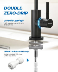WEWE leak-proof seal on the faucet prevents drips during use