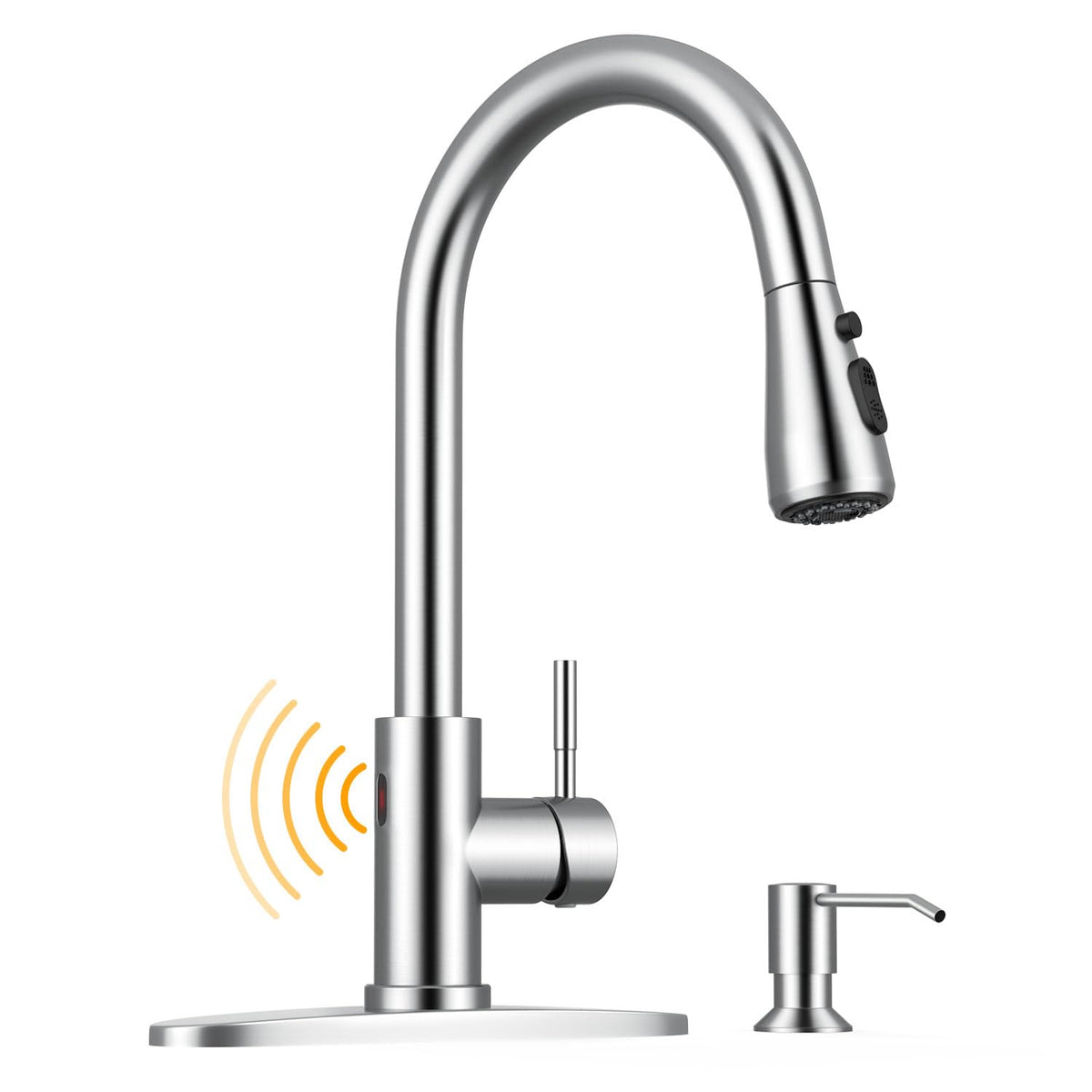WEWE touchless faucet sensor enables convenient hands-free operation.