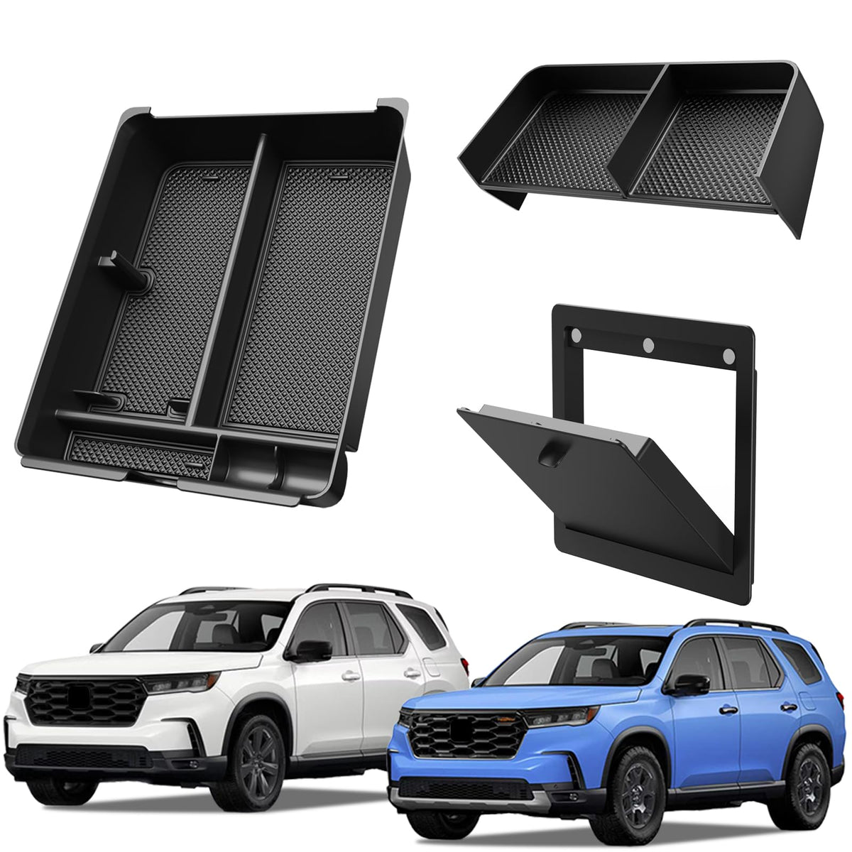 Wexyldra center console insert tray keeps small items organized and easy to reach
