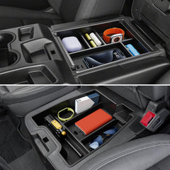 Wexyldra center console organizer 2pc keeps small items organized on the go.