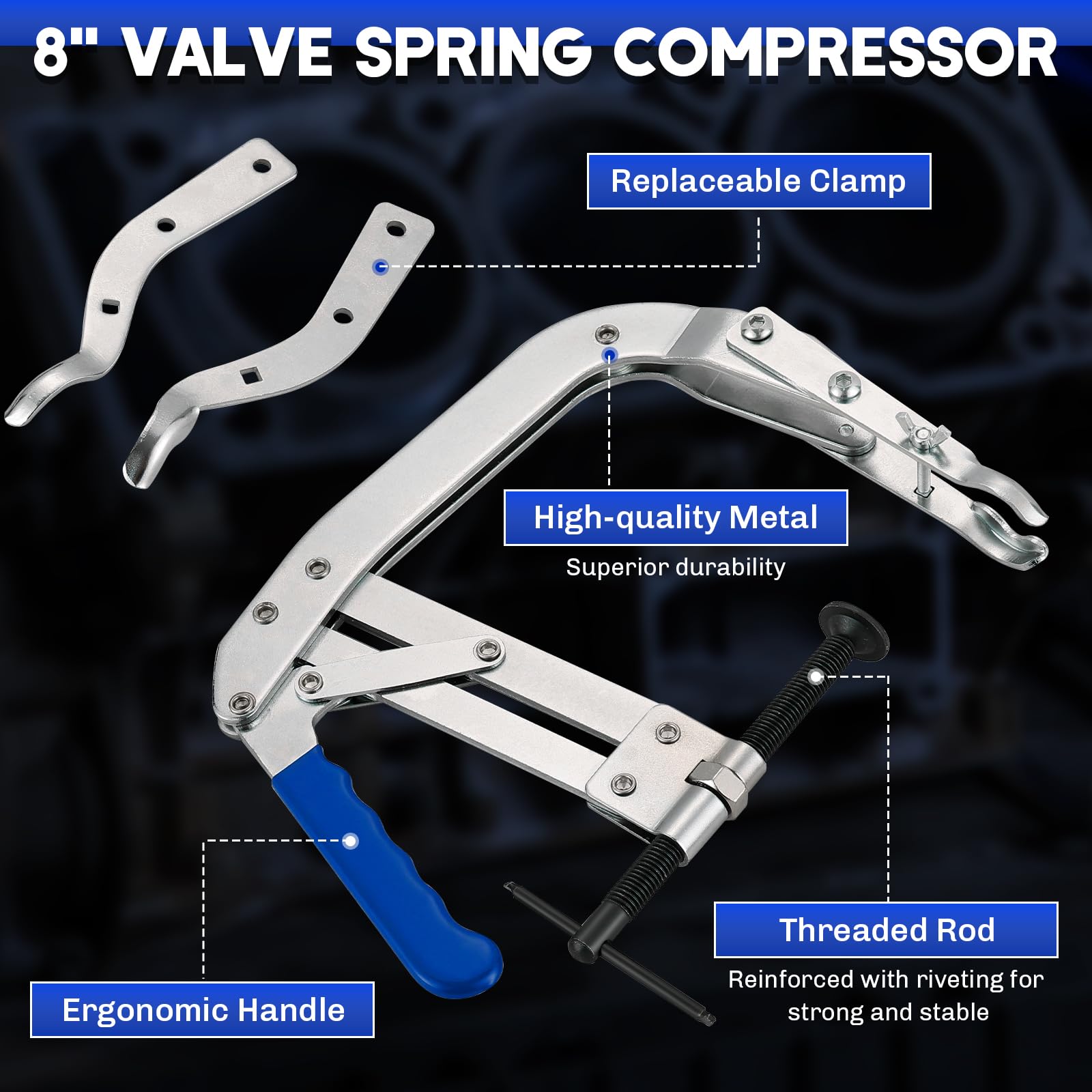 Weyleity automatic locking mechanism ensures safe compression and release.