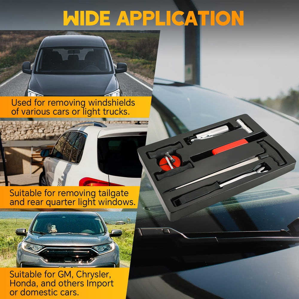 Weyleity Complete Car Windscreen Removal Kit for GM, Chrysler, Honda restorations.