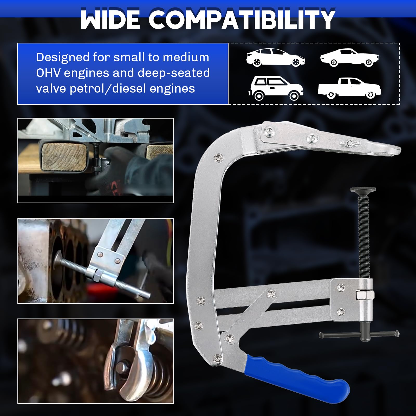 Weyleity extended-handle ergonomic design reduces fatigue during use.