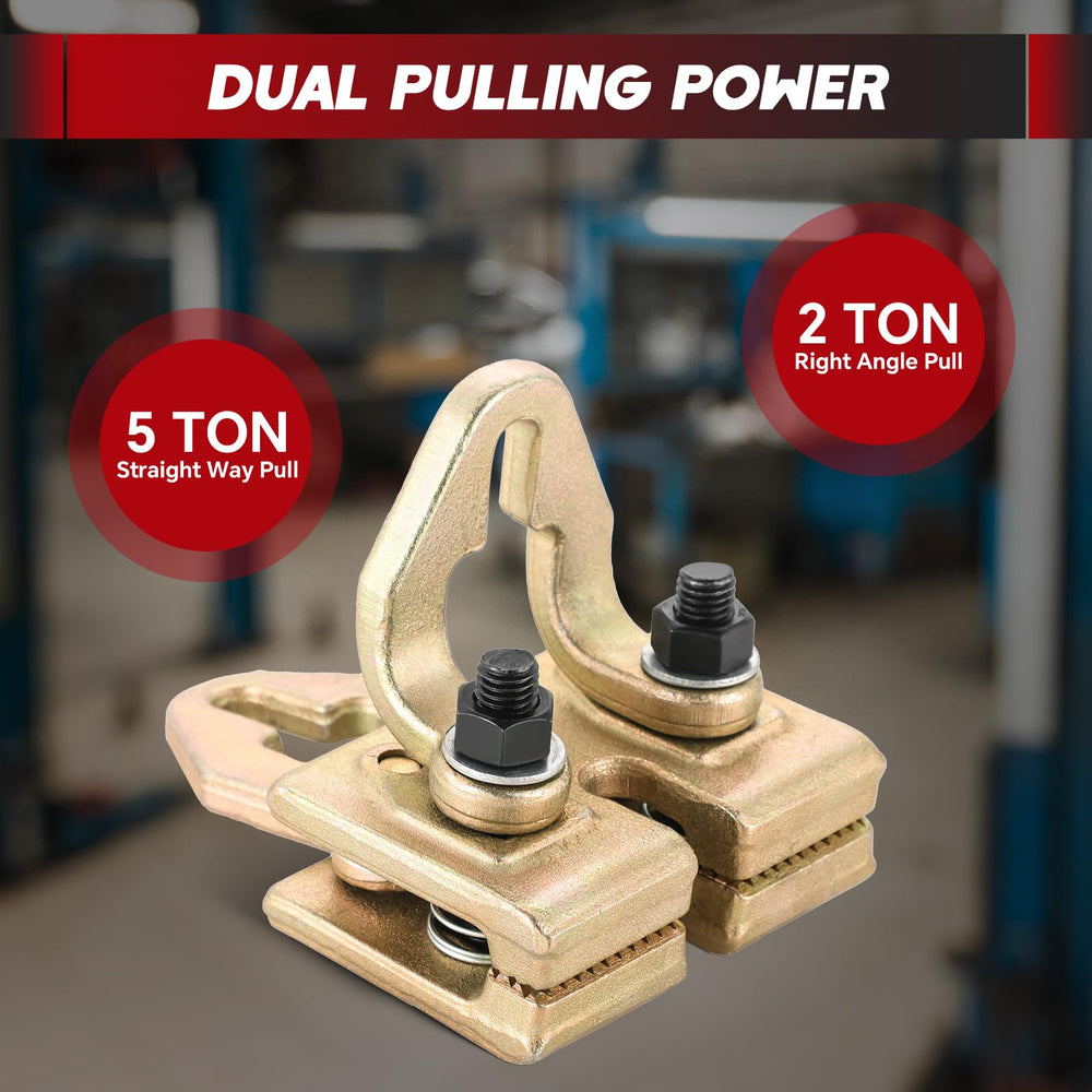 Weyleity 180-degree turning ring enables versatile pulling angles in tight spots.