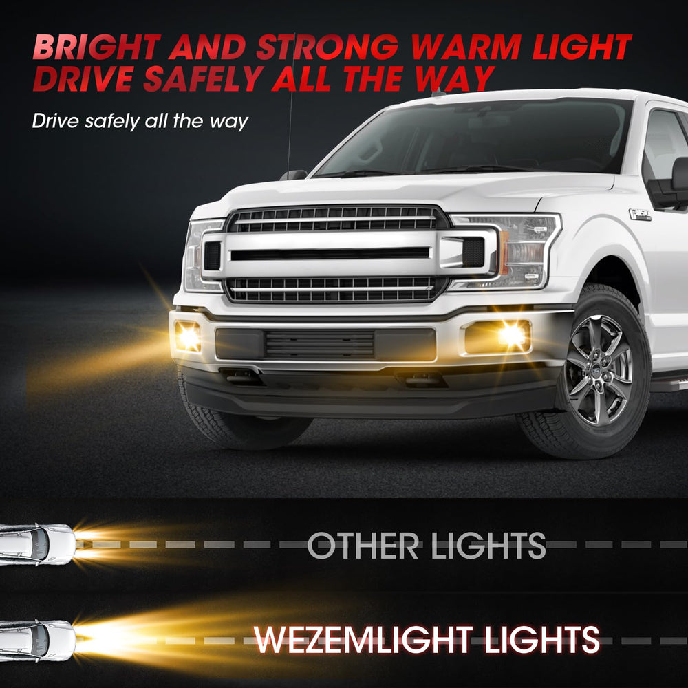 WEZEMLIGHT fog light package includes two units and instructions