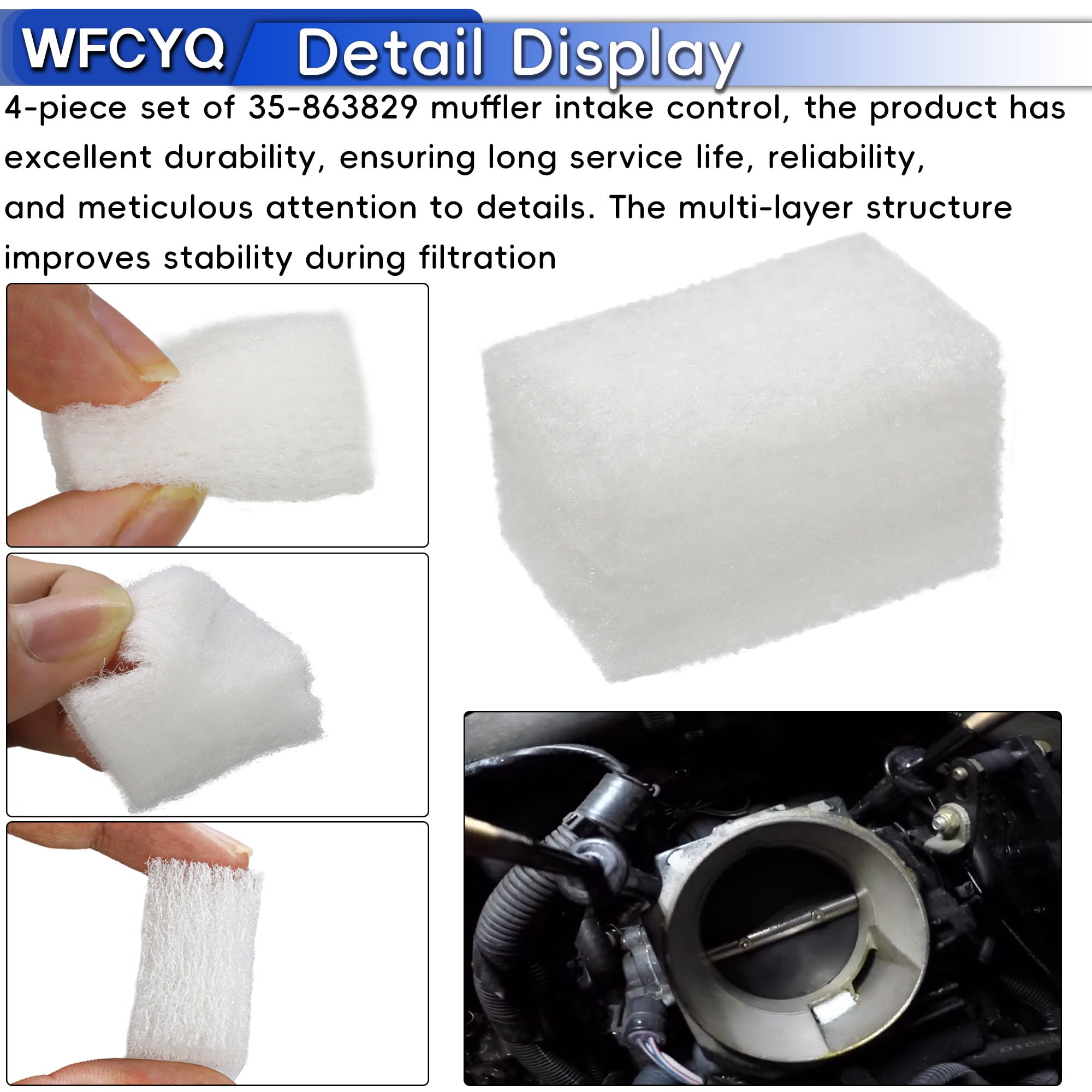 WFCYQ IAC filter beside throttle assembly for quick install.