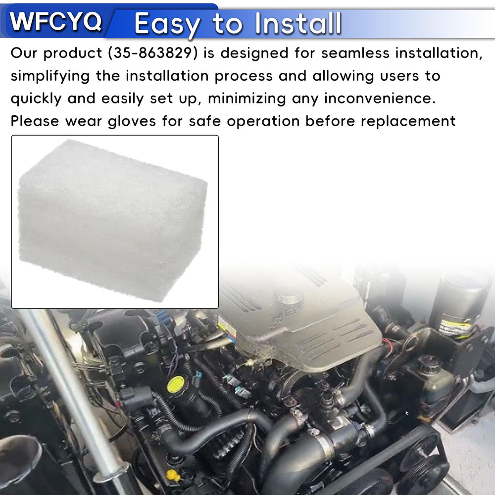 WFCYQ muffler IAC filter for inboard engines in a 4-pack.