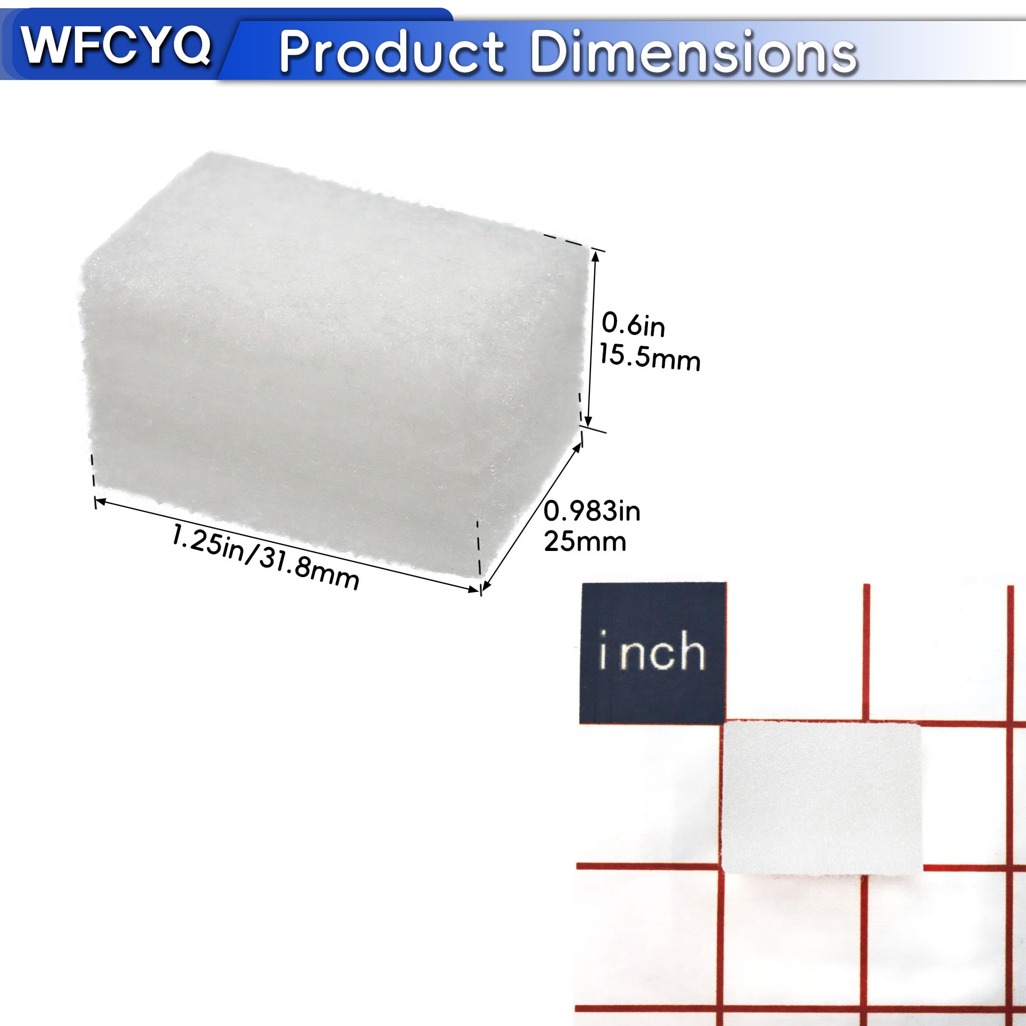 WFCYQ muffler IAC filter 4-pack packaged for easy replacement.