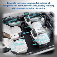 WFLNHB AC compressor front view with integrated pulley