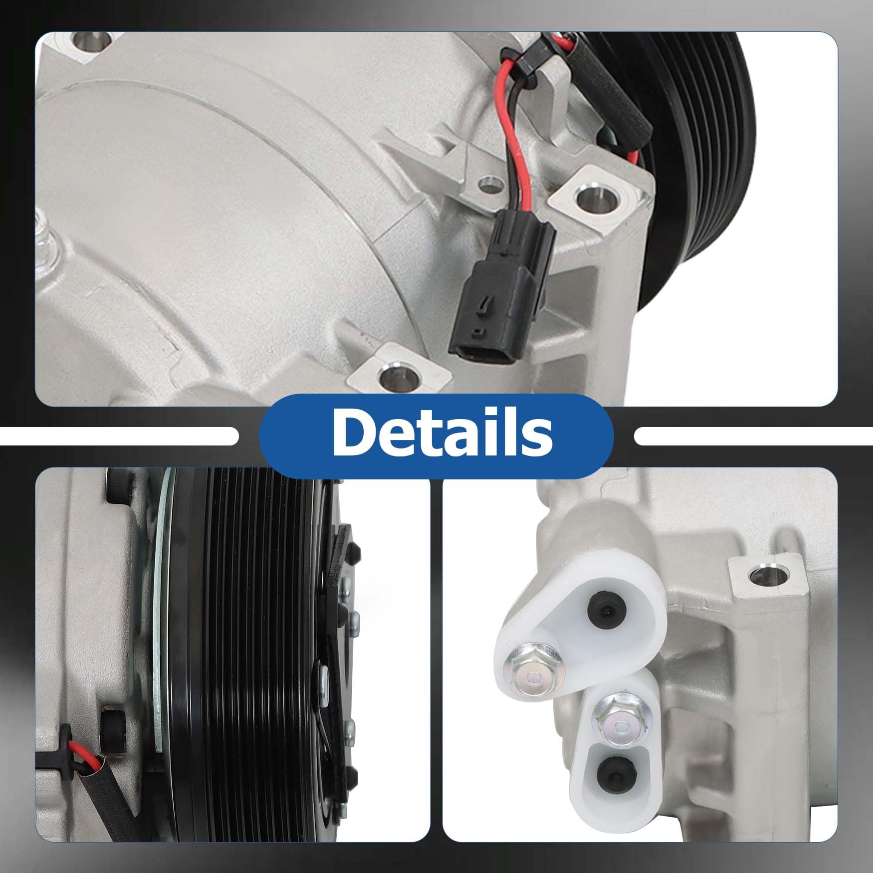 WFLNHB compressor top view highlights compact, precise fit