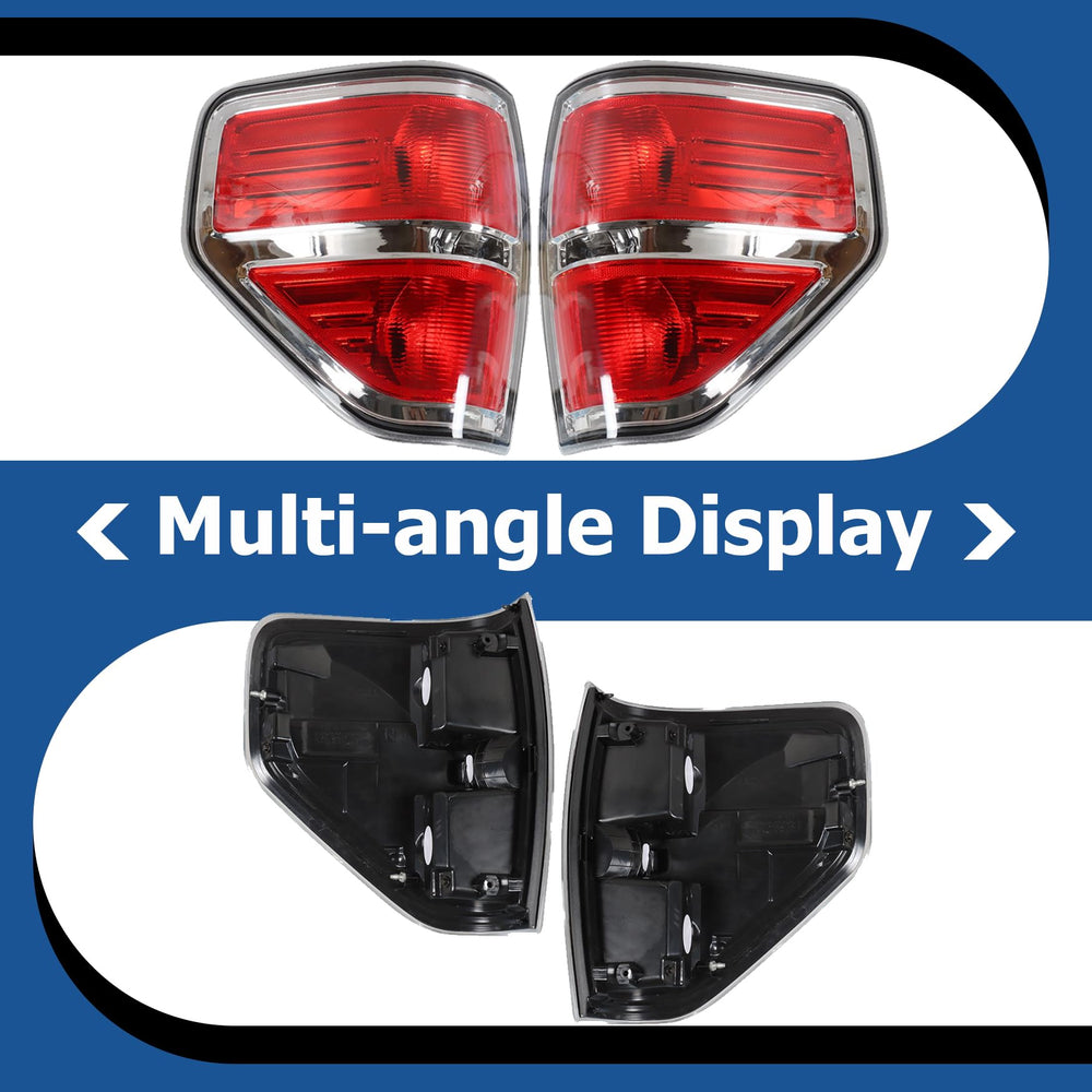 Sealed edges and back protect against dirt in the F-150 tail light.