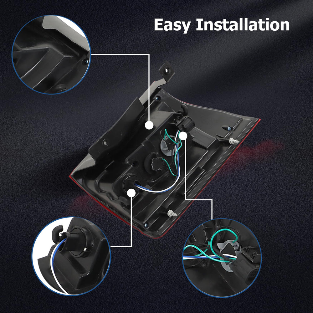 WFLNHB right tail light replacement for Town Country 2011-2016