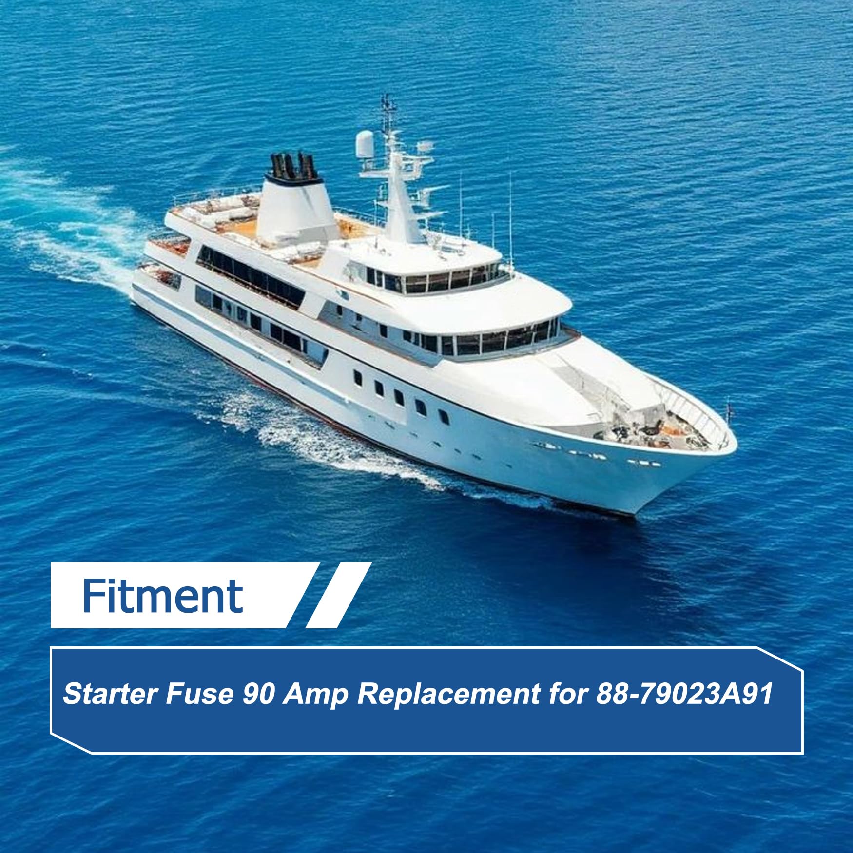 WFLNHB 90A fuse for MerCruiser 88-79023A91 improves starting reliability.