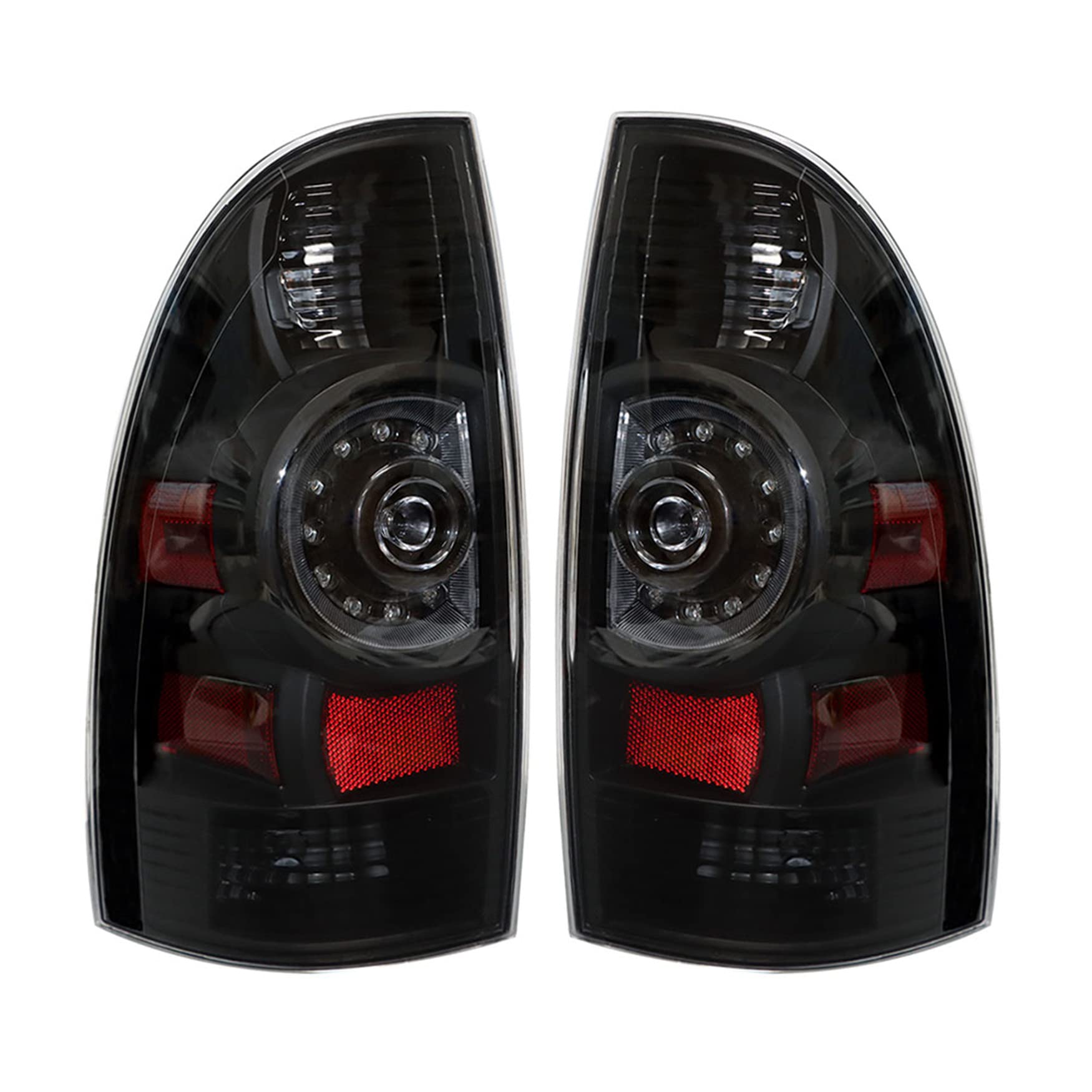 WFLNHB smoked tail light for Toyota Tacoma enhances night visibility