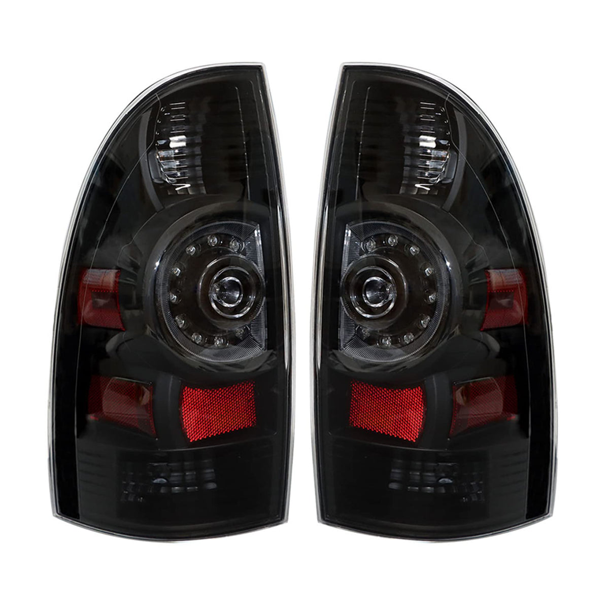 WFLNHB smoked tail light for Toyota Tacoma enhances night visibility