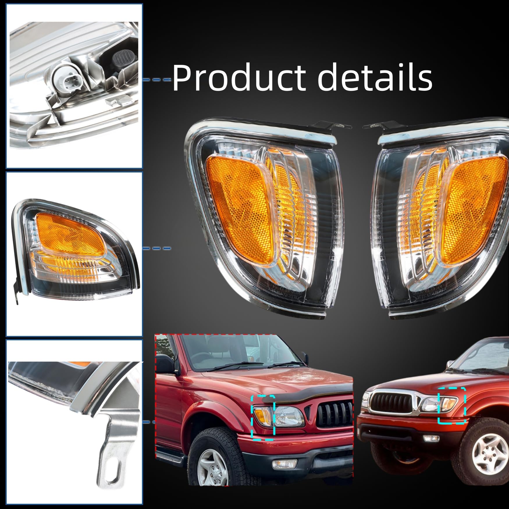 WFLNHB lens and housing assembly for Toyota Tacoma 2001-2004